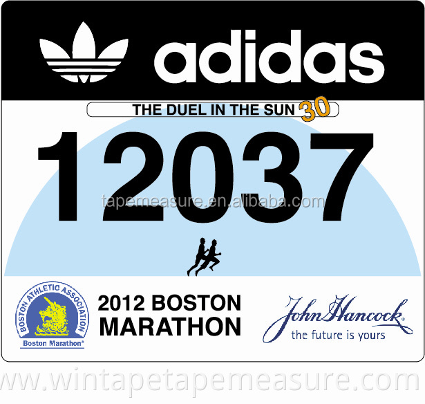 Customized dupont Bib Numbers, Marathon Bib Number for athletes OEM design